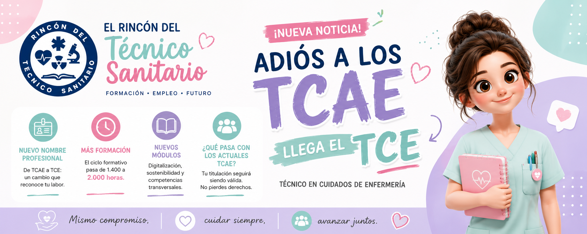 Cambio de nombre de TCAE a TCE