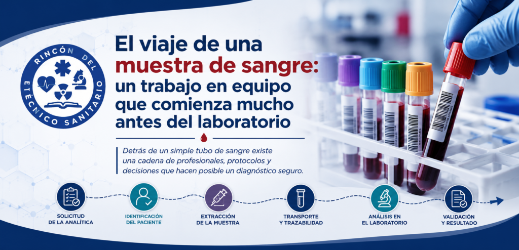 El viaje de una muestra de sangre